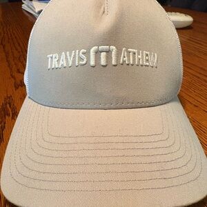 Travis Mathew Gray Structured Hat with Curved Brim